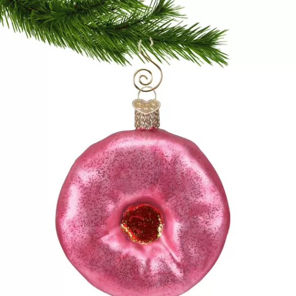 Cheap Old World Christmas Frosted Donut Ornament -