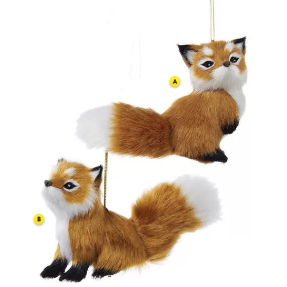 Sale Fuzzy Fox Ornament Animals