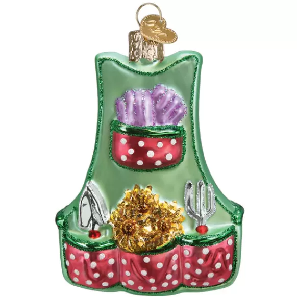 Clearance Gardening Apron Ornament - Garden, Birds & Insects