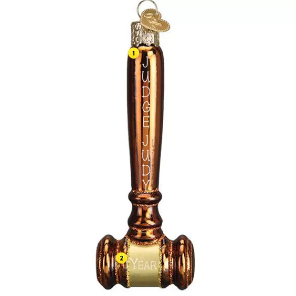 Discount Old World Christmas Gavel Ornament -
