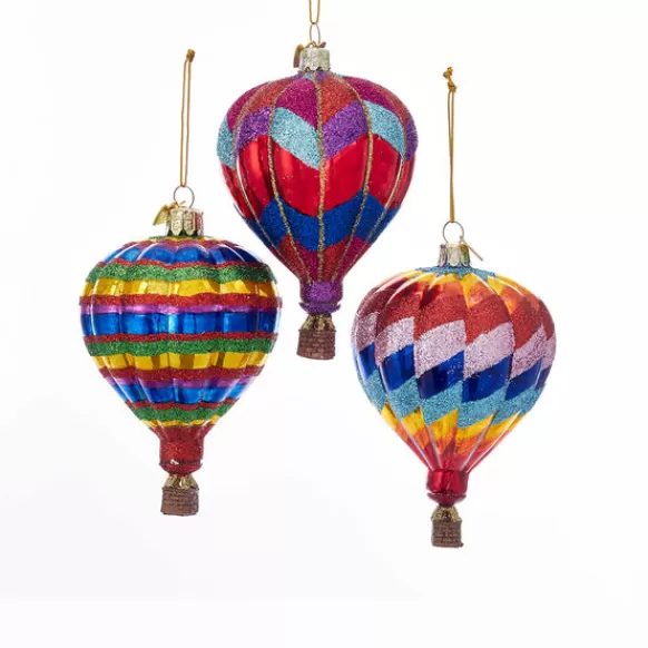 Shop Kurt Adler Glass Hot Air Balloon Ornament