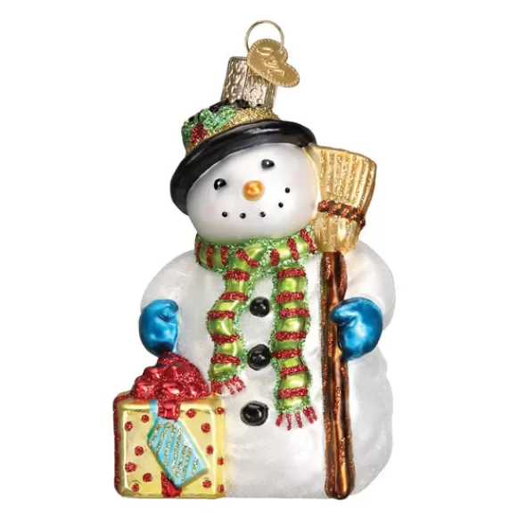 Outlet Old World Christmas Gleeful Snowman Ornament -