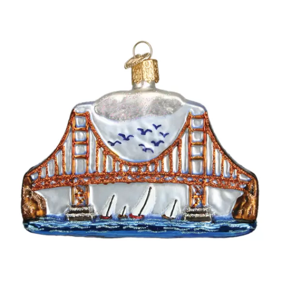 Sale Old World Christmas Golden Gate Bridge Ornament -