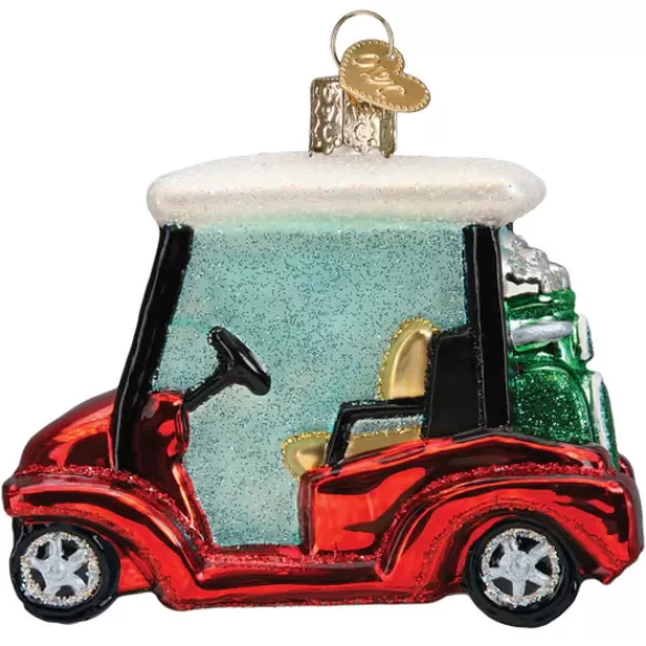 Flash Sale Old World Christmas Golf Cart Ornament -
