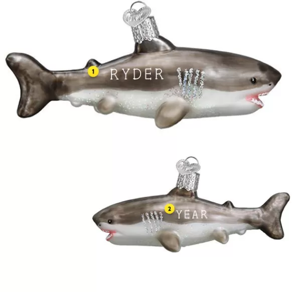 Discount Great White Shark Ornament - Fish & Reptile