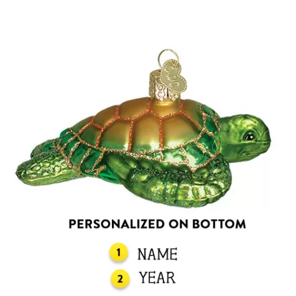 New Green Sea Turtle Ornament - Animals