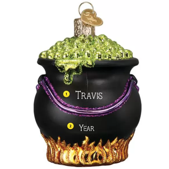 Sale Halloween Cauldron Ornament - Halloween