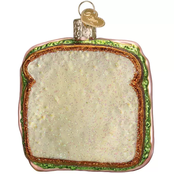 Hot Old World Christmas Ham And Cheese Sandwich Ornament -