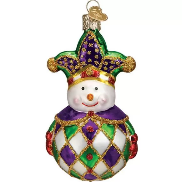 Cheap Old World Christmas Harlequin Snowman Ornament -
