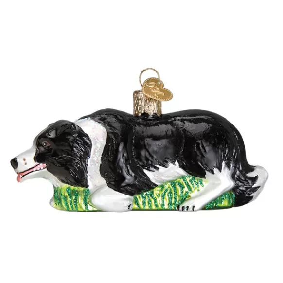 Discount Old World Christmas Herding Border Collie Ornament -