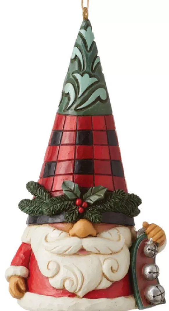 Sale Highland Gnome With Bells Ornament - Jim Shore