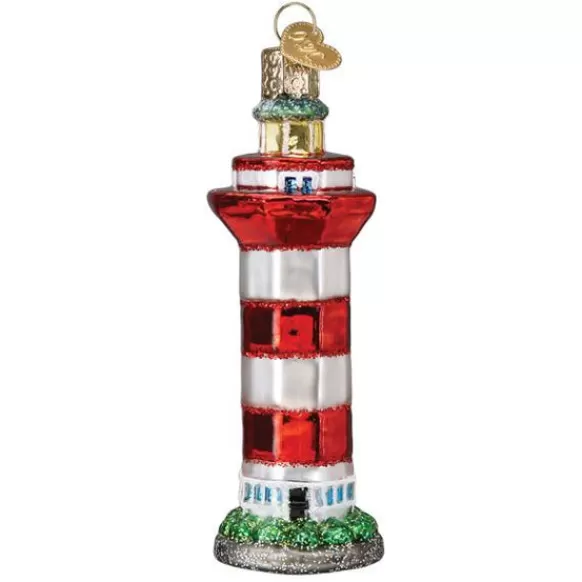 Sale Old World Christmas Hilton Head Lighthouse Ornament -