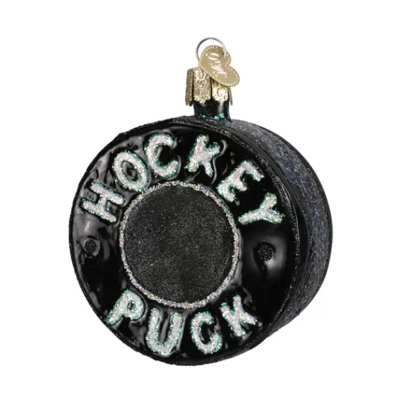 Best Sale Old World Christmas Hockey Puck Ornament -
