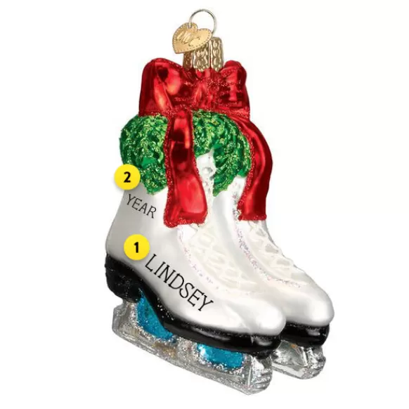 Outlet Old World Christmas Holiday Skates Ornament -