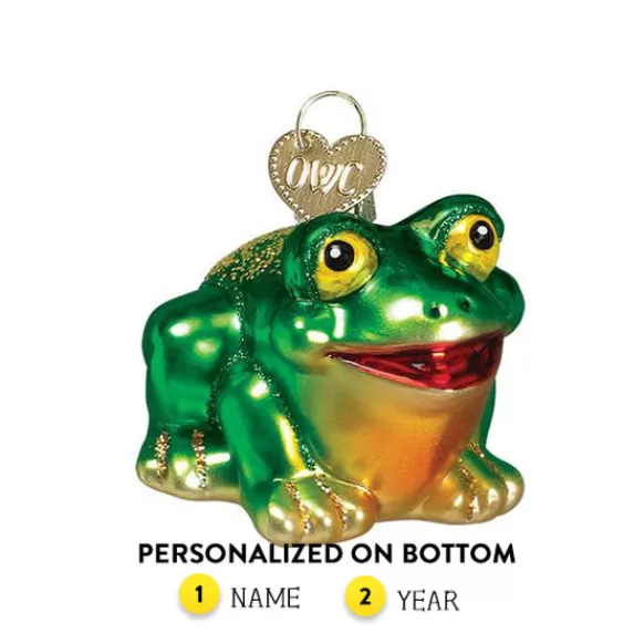 Fashion Hop-Along Frog Ornament - Fish & Reptile