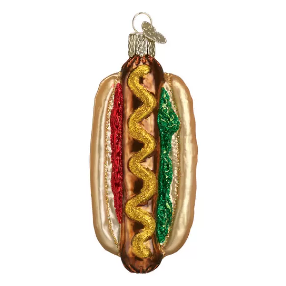 Online Old World Christmas Hot Dog Ornament -