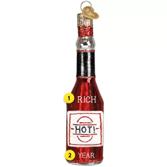 New Old World Christmas Hot Sauce Ornament -