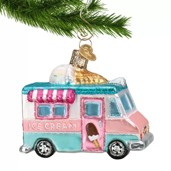 Outlet Old World Christmas Ice Cream Truck Ornament -