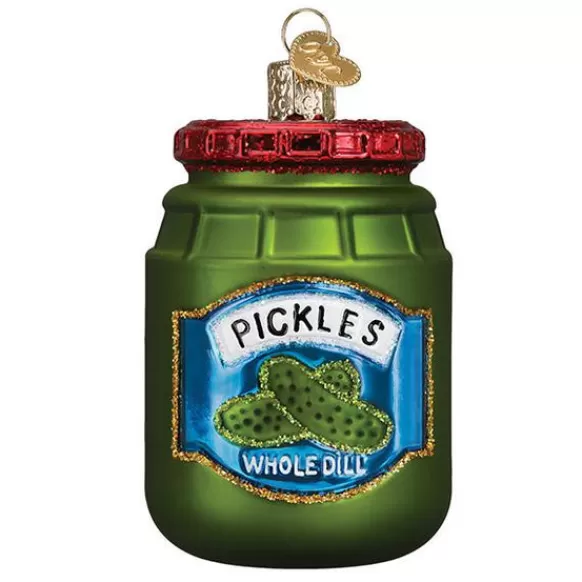 Hot Old World Christmas Jar Of Pickles, Ornament -