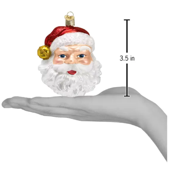 Clearance Old World Christmas Jingle Bell Santa Ornament -