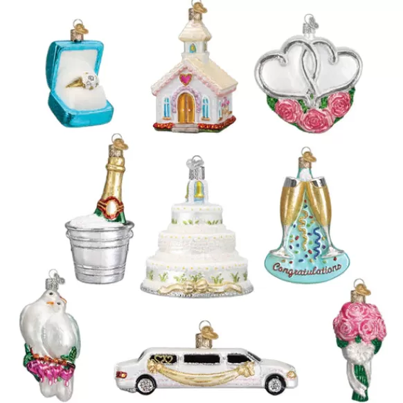 Fashion Just Married Collection Ornament Box - Engaged, Wedding, & Anniversary