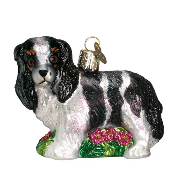 Sale Old World Christmas King Charles Spaniel Ornament -