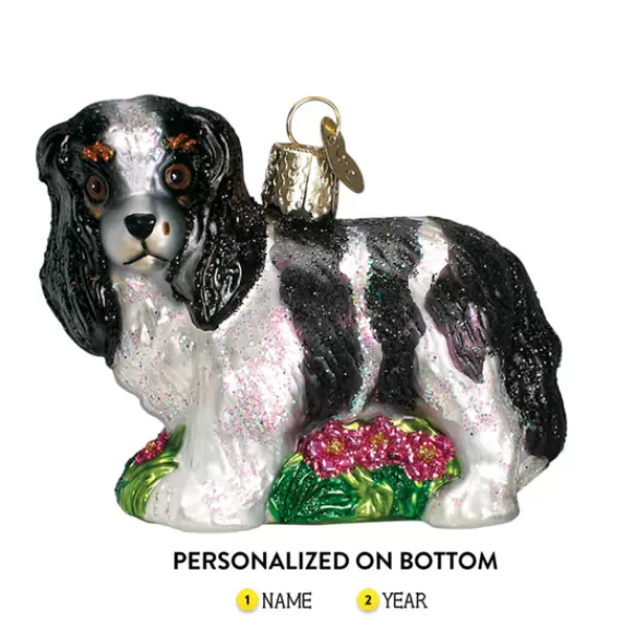 Sale Old World Christmas King Charles Spaniel Ornament -