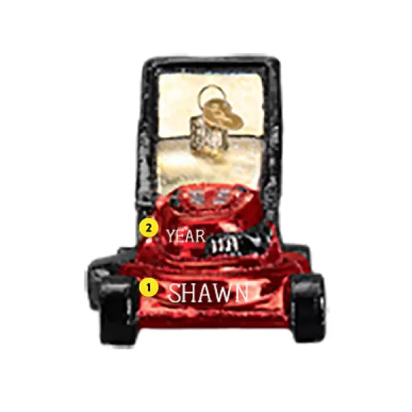 Discount Lawn Mower Ornament - Household