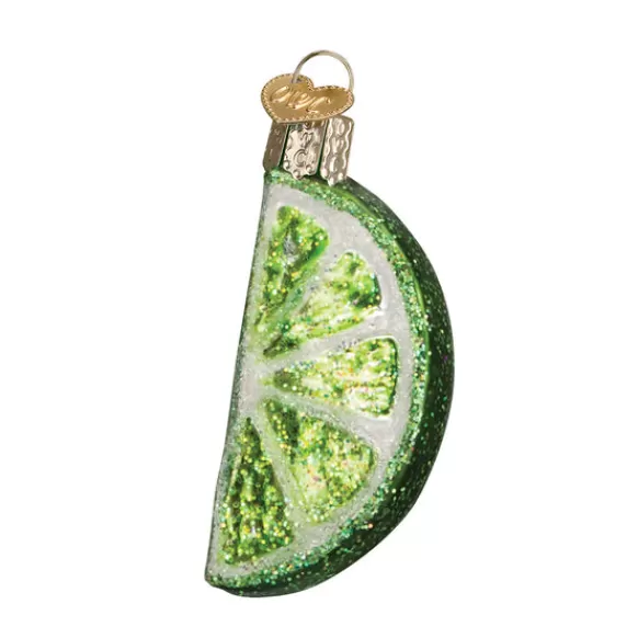 Sale Old World Christmas Lime Slice Ornament -