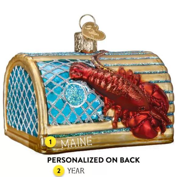 Online Lobster Trap Ornament - Fish & Reptile