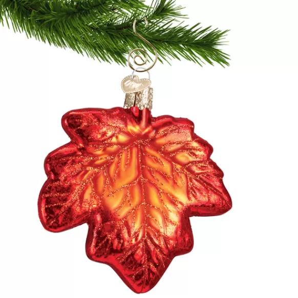 Online Maple Leaf Ornament - Halloween