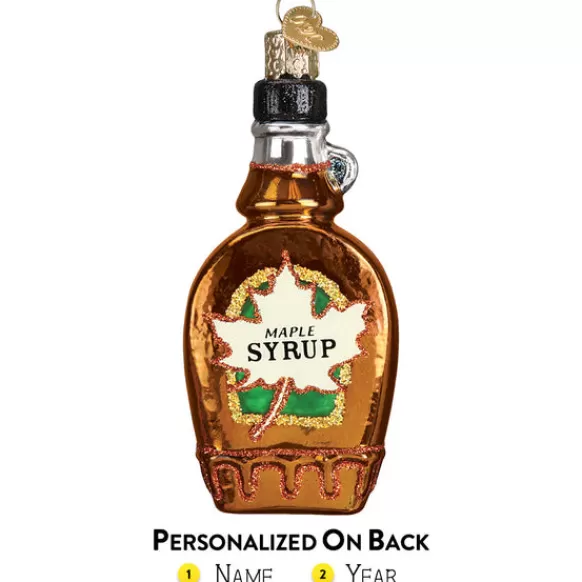 Cheap Old World Christmas Maple Syrup Ornament -
