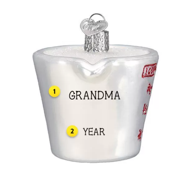 Best Sale Old World Christmas Measuring Cup Ornament -