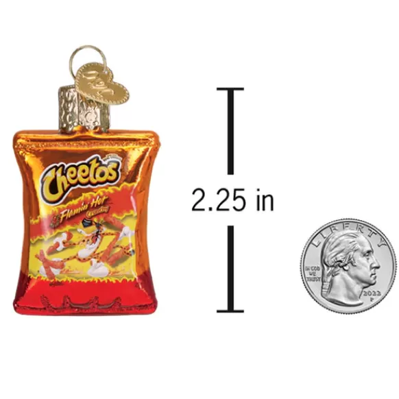 Clearance Old World Christmas Mini Flamin' Hot Cheetos Ornament -