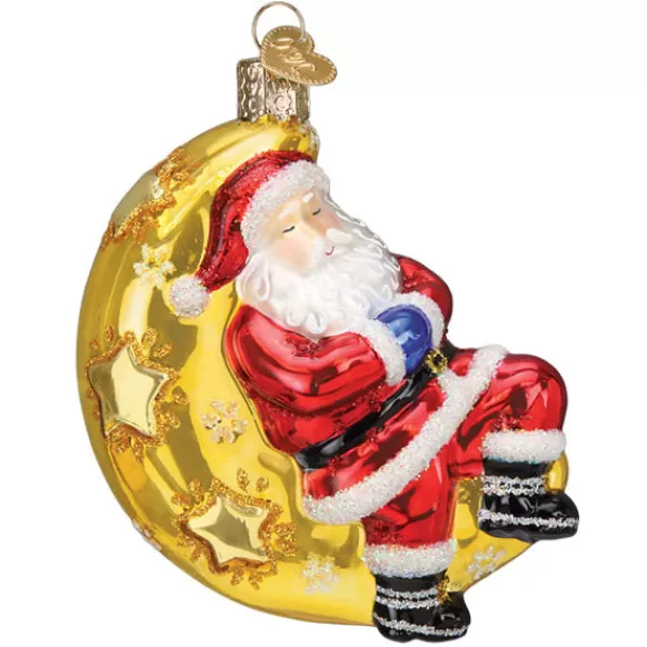 Clearance Old World Christmas Moonlight Santa Ornament -