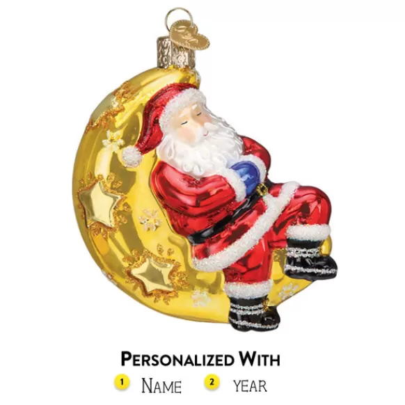 Clearance Old World Christmas Moonlight Santa Ornament -
