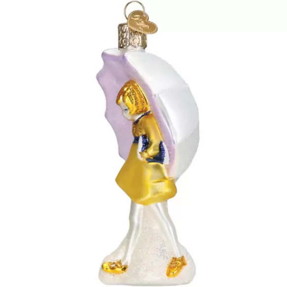 Store Old World Christmas Morton Salt Umbrella Girl Ornament