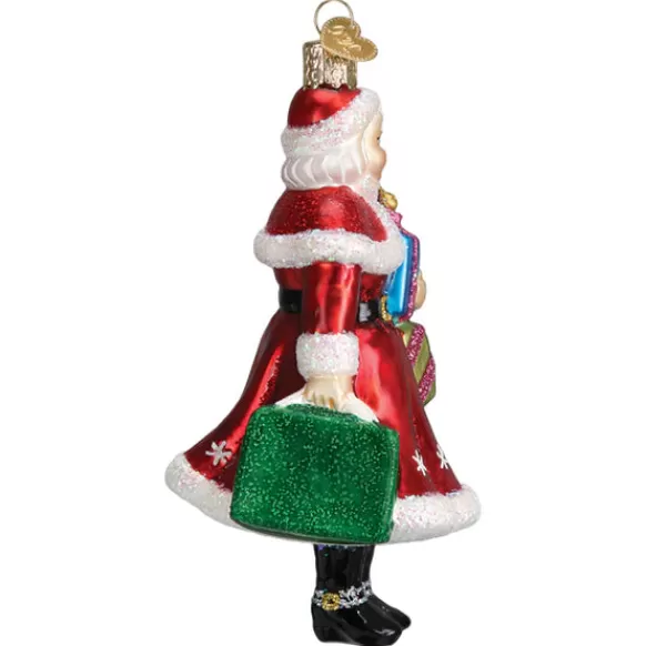 Cheap Old World Christmas Mrs. Claus Goes Shopping Ornament -