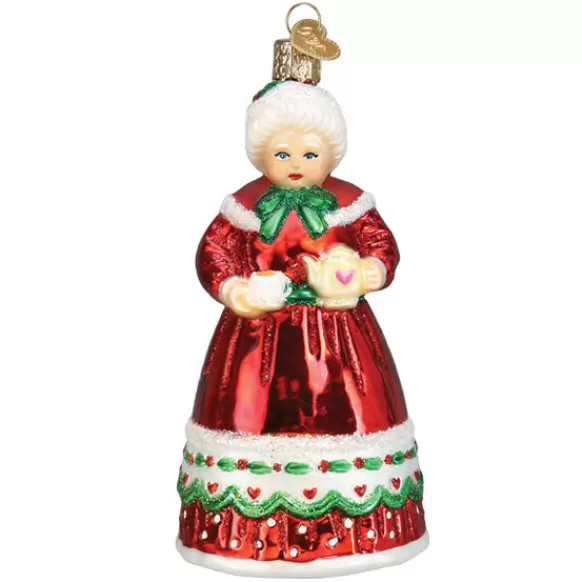Hot Old World Christmas Mrs. Claus Ornament -