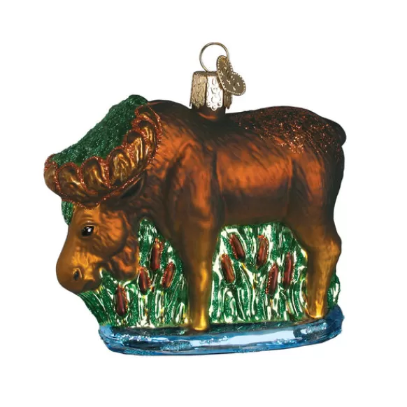 Hot Munching Moose Ornament - Animals