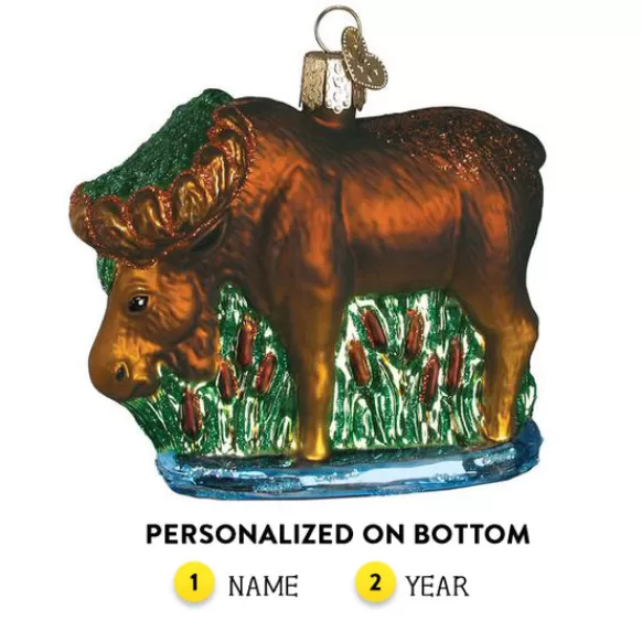 Hot Munching Moose Ornament - Animals