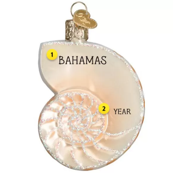 Outlet Nautilus Shell Ornament - Fish & Reptile