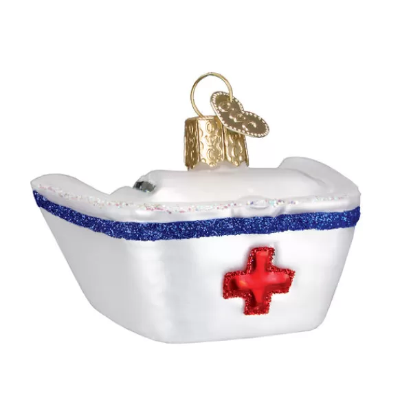 Sale Old World Christmas Nurse's Cap Ornament -