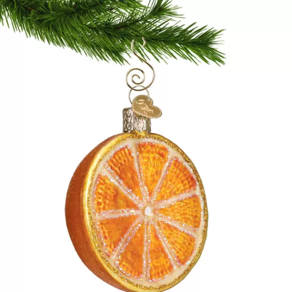 Fashion Old World Christmas Orange Slice Ornament -