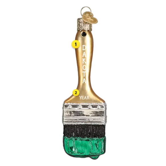 Outlet Old World Christmas Paint Brush Ornament -
