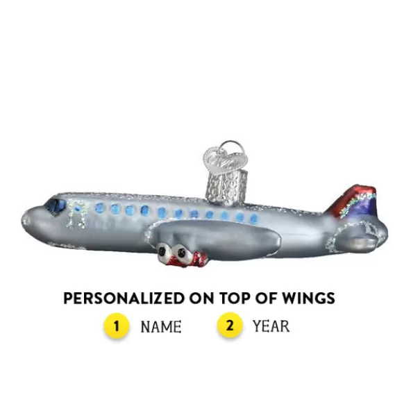 Best Passenger Airplane Ornament - Transportation