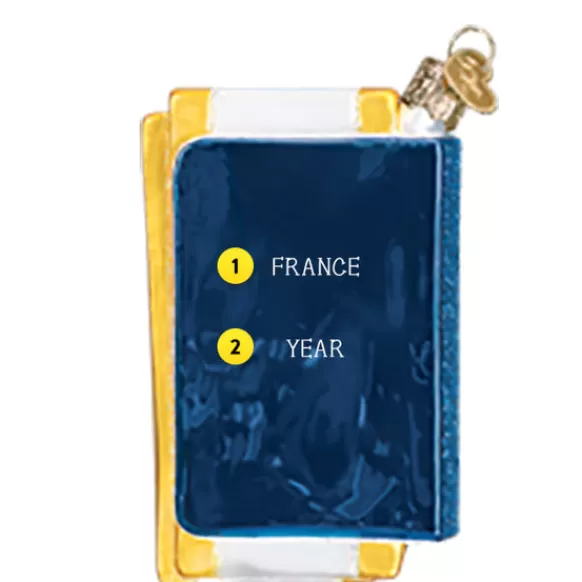 Online Old World Christmas Passport Ornament -