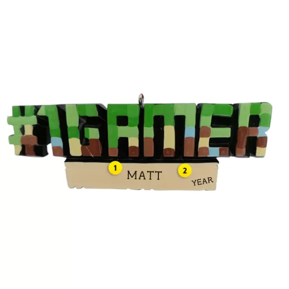 Sale Personalized #1 Gamer Ornament Fun & Games