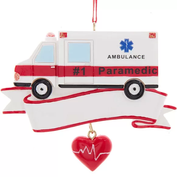 Flash Sale Kurt Adler Personalized #1 Paramedic Ornament