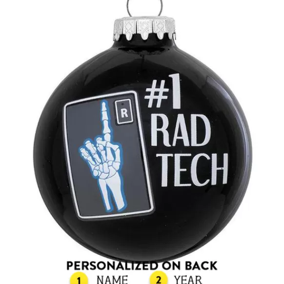 Flash Sale Bronners Personalized #1 Rad Tech Ornament
